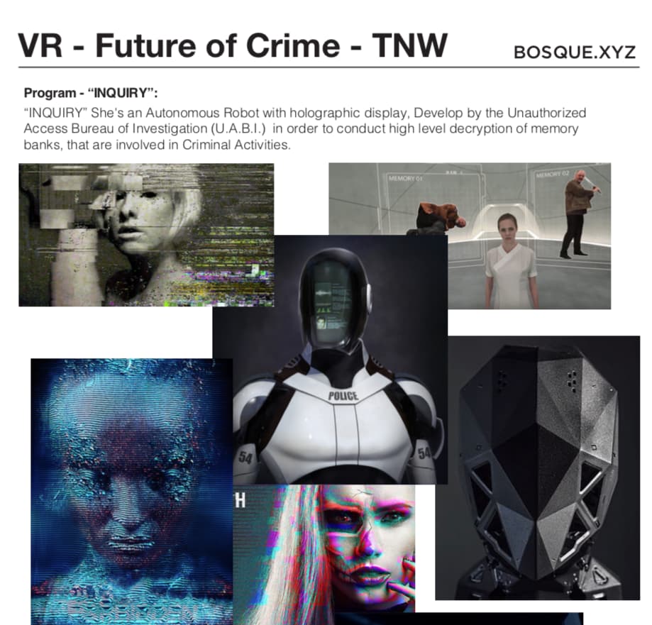 Film direction concepts and VR FOC project